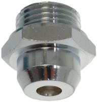 DRAIN CHROMIUM-PLATED FITTING total height 26 mm
