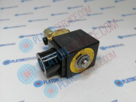Клапан электромагнитный DN 25мм присоединение 1/8" Д 30мм 2-ходов. 230 В перем. тока тип катушки ZB09