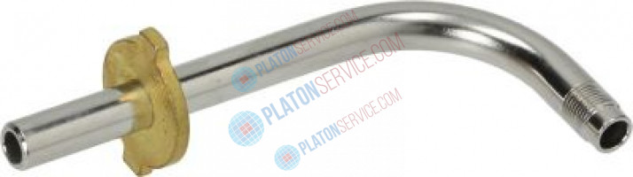 Discharge pipe chromium plated
