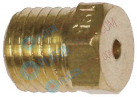Жиклёр газовый резьба M8x1 ширина зева ключа 10 ø отверстия 19мм