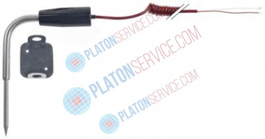 Датчик температурный погружной для измерения температуры в толще продукта PTC 20 Ohm кабель силикон датчик -40 до +150°C