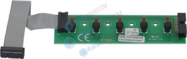 PUSH-BUTTON BOARD 5 BUTTONS Y3T dimensions 139x40 mm