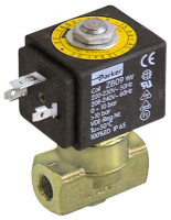 Клапан электромагнитный латунь DN 25мм присоединение 1/8" 2-ходов. 24 В перем. тока