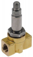 Корпус электромагнитного клапана латунь DN 5мм присоединение 1/4" Д 40мм вход 1/4″ внутр. резьба
