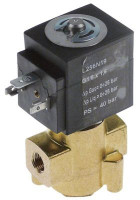 Клапан электромагнитный латунь DN 16мм присоединение 1/8" Д 42мм вход 1/8" 2-ходов.