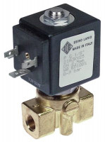 Клапан электромагнитный латунь DN 25мм присоединение 1/8" Д 40мм 2-ходов.