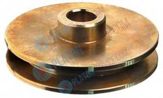 V-ремен шкив один диск диаметром 80 мм впускного вала O 15 мм глубина канавки 9мм
