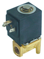 Клапан электромагнитный латунь DN 35мм присоединение 1/4" Д 42мм 2-ходов.