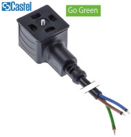 Розетка присоединение кабель 2000 мм 9900/X73 тип 9900/X73 CASTEL тип штекера DIN 43650 A