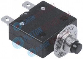 Переключатель максимального тока автоматический присоединение плоский штекер 6,3 мм 1-полярн.