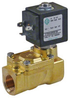 Клапан электромагнитный латунь DN 13мм присоединение 1/2" Д 66мм темп. макс. 90°C