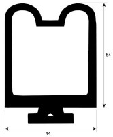 Уплотнитель для холодильной камеры профиль 9984 Кол-во в уп-вке товар, продаваемый на метры