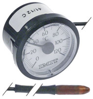 Термометр капиллярная трубка  3000мм ø датчик 65мм ø монтажный 38мм темп. макс. 120°C Д датчик 25мм