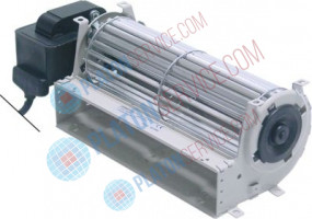 Вентилятор перекрестного потока TGO 60 / 1-180 / 20 Длина ролика O 60мм ролик 180мм ламинирован сердечник толщиной 20 мм