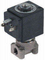 Клапан электромагнитный нержавеющая сталь DN 25мм присоединение 1/8" 2х-канальн.-ходов.