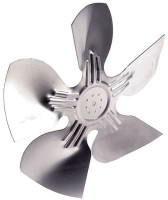 Крыльчатка вентилятора алюминий  ø 254мм Ш 38мм крепление для крыльчатки 254мм всасывающ.
