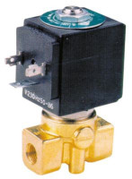 Клапан электромагнитный латунь DN 25мм присоединение 1/8" Д 40мм темп. макс. 155°C