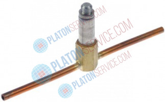 Корпус электромагнитного клапана прямой присоединение 6 мм паечн. соединение