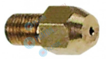 Жиклёр газовый резьба M4,5x0,5 ширина зева ключа 6 ø отверстия 1,1мм для греческого гирос-гриля