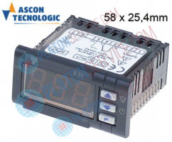 Электрон тип контроллера TECNOLOGIC E51-DNS 58x25.4mm 230V переменного тока высокого напряжения