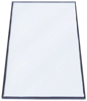 Пластина стеклянная Д 660мм Ш 332мм толщина материала  10мм монтаж. поз-ция сбоку