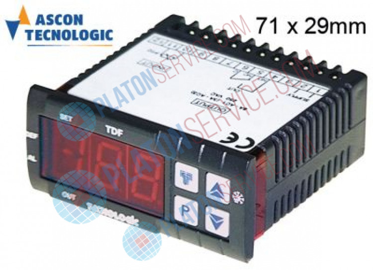 Электронный контроллер типа TECNOLOGIC TLZ12FS -----   71x29mm напряжение 12 В AC / DC