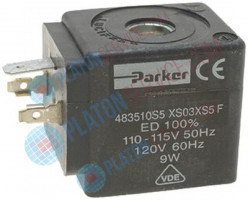 COIL PARKER XS 110/115/120V 50/60Hz 9W width 32 mm - height 37.3 mm