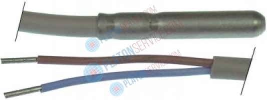Датчик температурный PTC 1ком кабель силикон датчик -50 до +150°C датчик ø6x30 мм