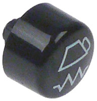 Выключатель нажимной кнопочный чёрн. ø 119мм подогреватель чашек длина оси 4мм ось 3,7x3,7мм