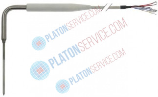Датчик температурный погружной для измерения температуры в толще продукта Pt1000 кабель PVC датчик -40 до +120°C