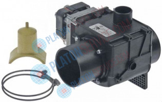 Drain solenoid valve 230 V inlet 80 mm outlet 75 mm NO overflow O 35 mm MDB-O-3