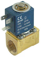 Клапан электромагнитный латунь DN 10мм присоединение 1/2" Д 41мм 2-ходов.