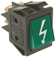 Зеленый двухполюсный выключатель (LF3319163)