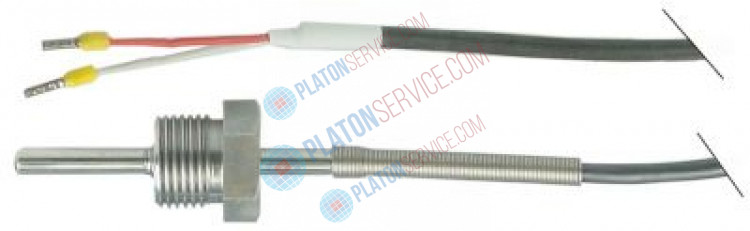 Датчик температурный Pt100 кабель силикон датчик -100 до +450°C датчик ø6x30 мм