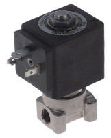 Клапан электромагнитный никелированная латунь  DN 25мм присоединение 1/8" Д 30мм 2-ходов.