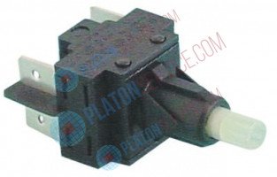 Блок переключателя 2NO 250В присоединение плоский штекер 6,3 мм 16А