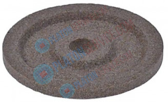 Камень шлефовальный ø 47мм ø отверстия 8мм с со скосом кромки, с осью толщина 7мм