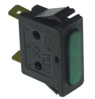 Лампочка сигнальная мм 30x11мм 230В зелён.