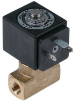 Клапан электромагнитный латунь DN 15мм присоединение 1/8" темп. макс. 370206°C 2-ходов.