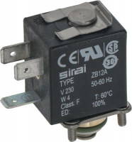 COIL SIRAI ZB12A 4W 230V 50/60Hz width 22 mm - height 30 mm
